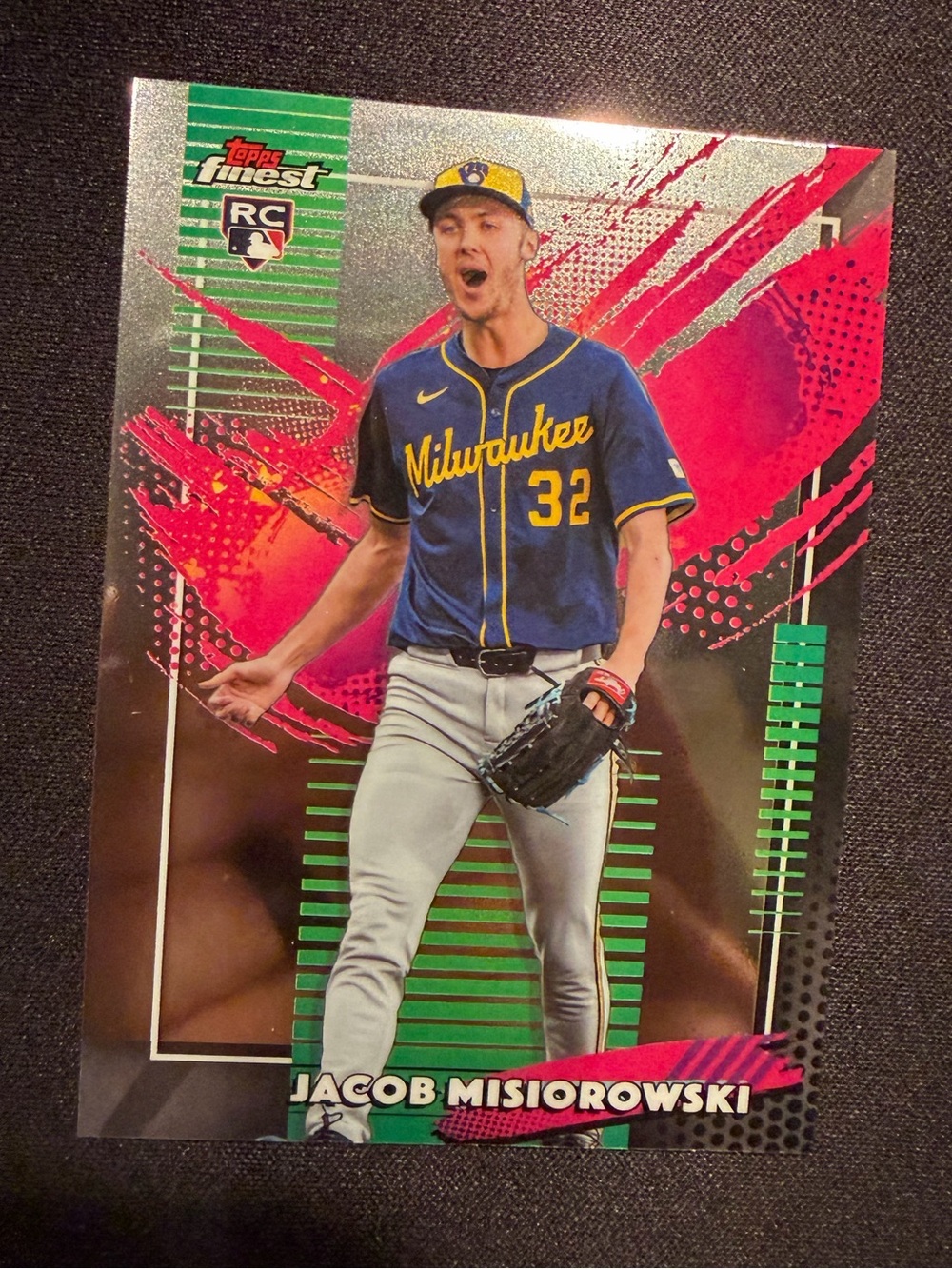 Jacob Misiorowski Rookie Topps Finest Rare #218